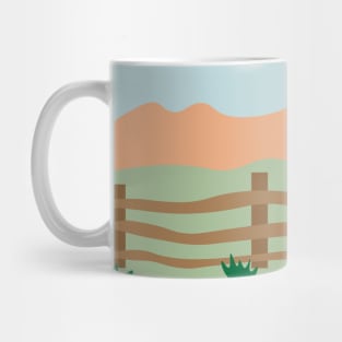 Back yard desert Mug